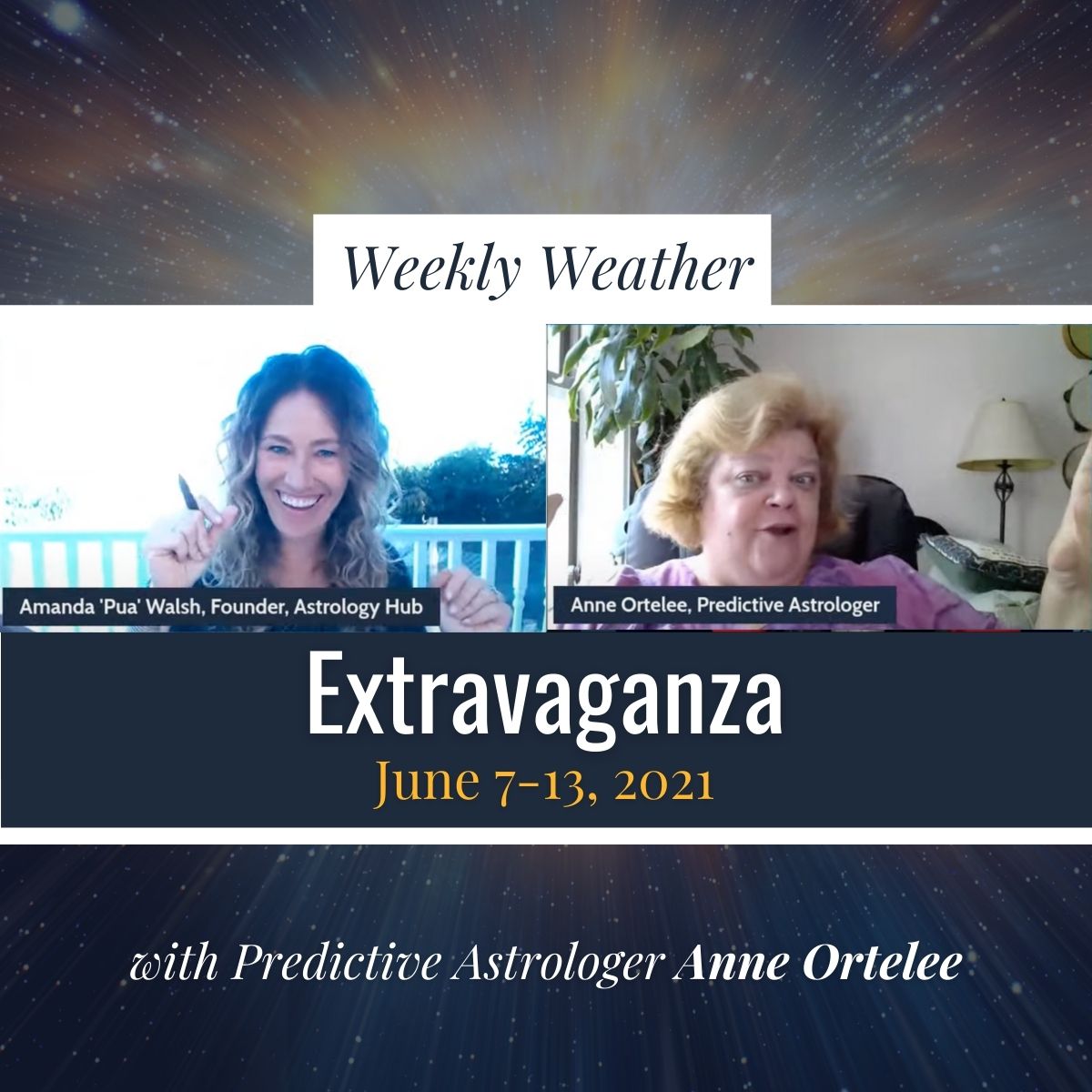  WEEKLY ASTROLOGICAL WEATHER Extravaganza June 7th June 13th 2021 