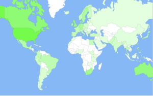 Astrology Hub Podcast World Map