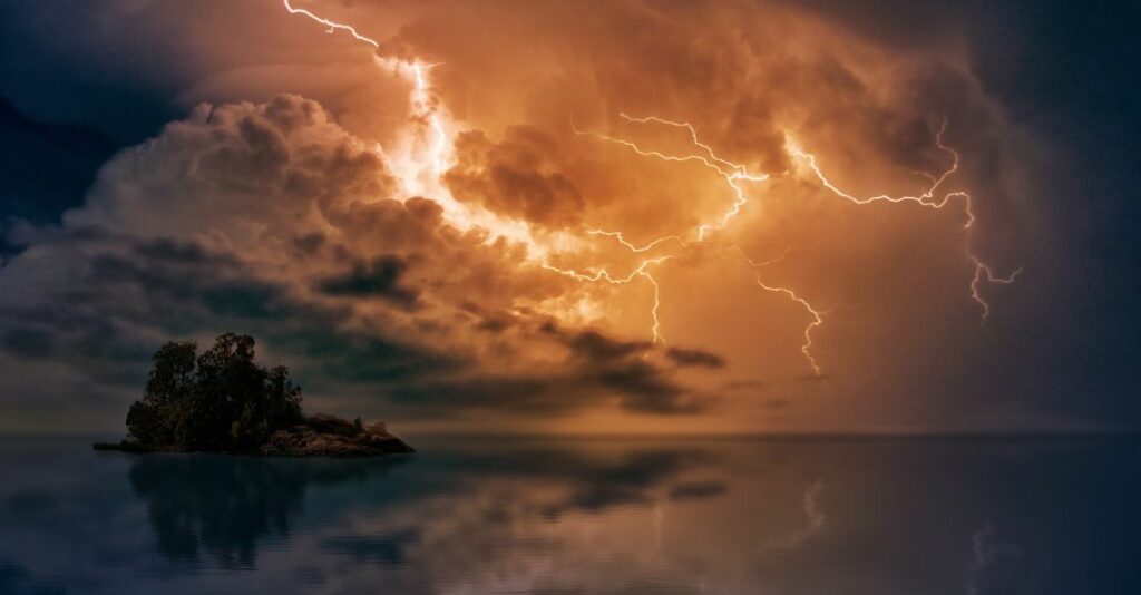 Cosmic Lightening Strike