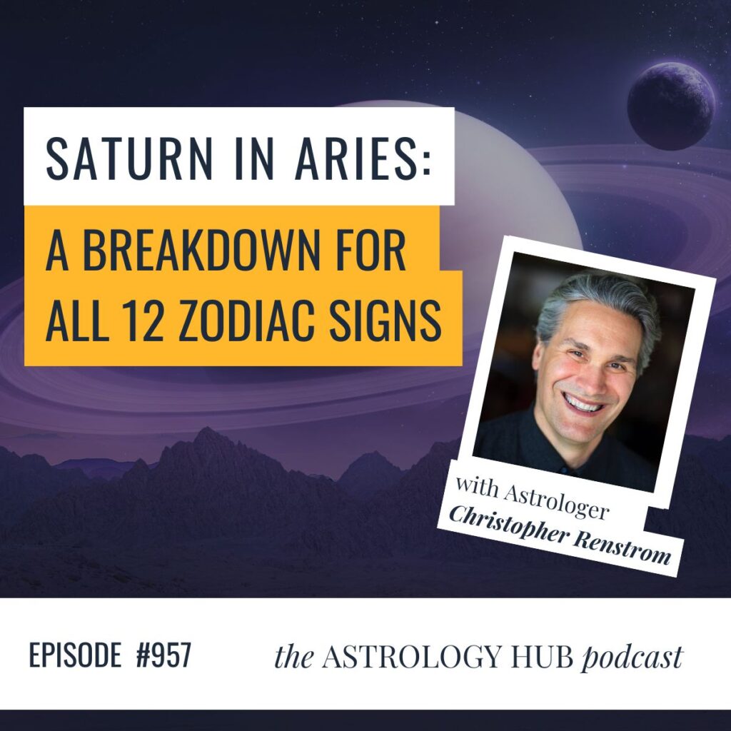 Christopher Renstrom - Saturn into Aries Website